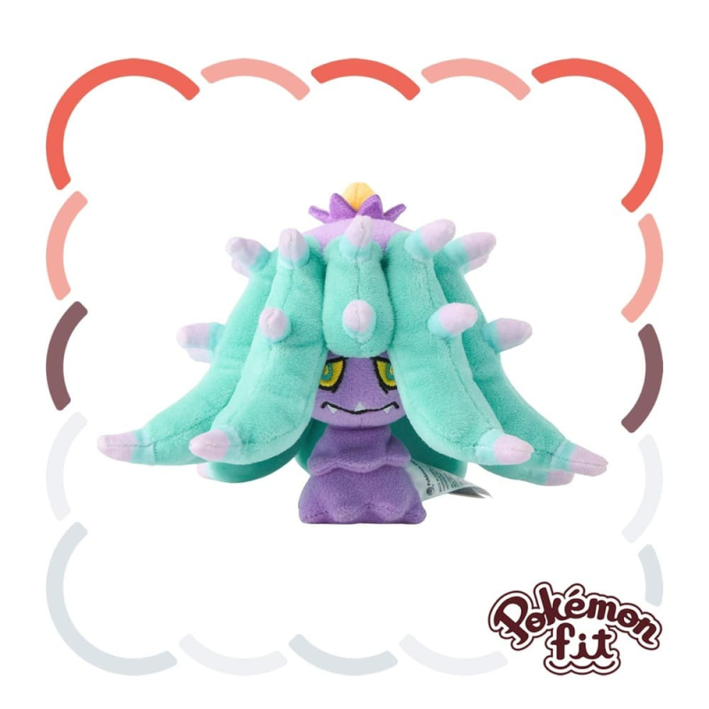 Officiële Pokemon center Pokemon fit knuffel Mareanie 17cm breedt